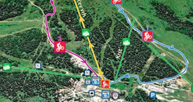 Summer at Kopaonik, Routes for mountain biking